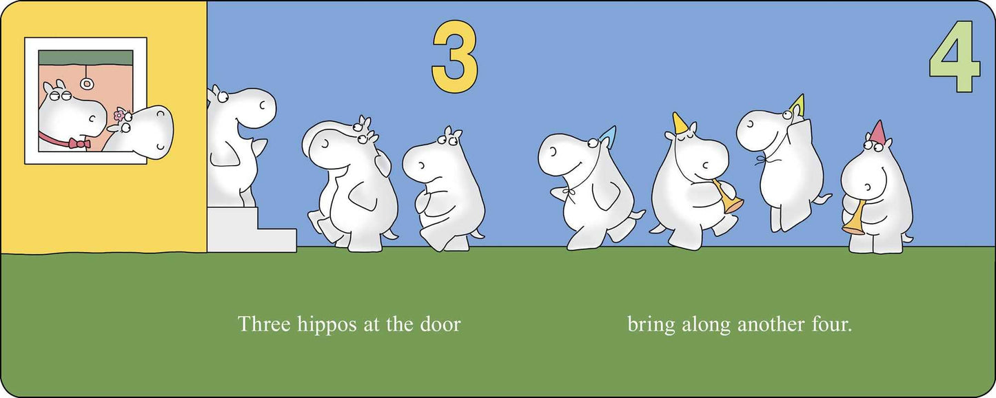 Hippos Go Berserk! by Sandra Boynton: Board Books; 32 pages / English